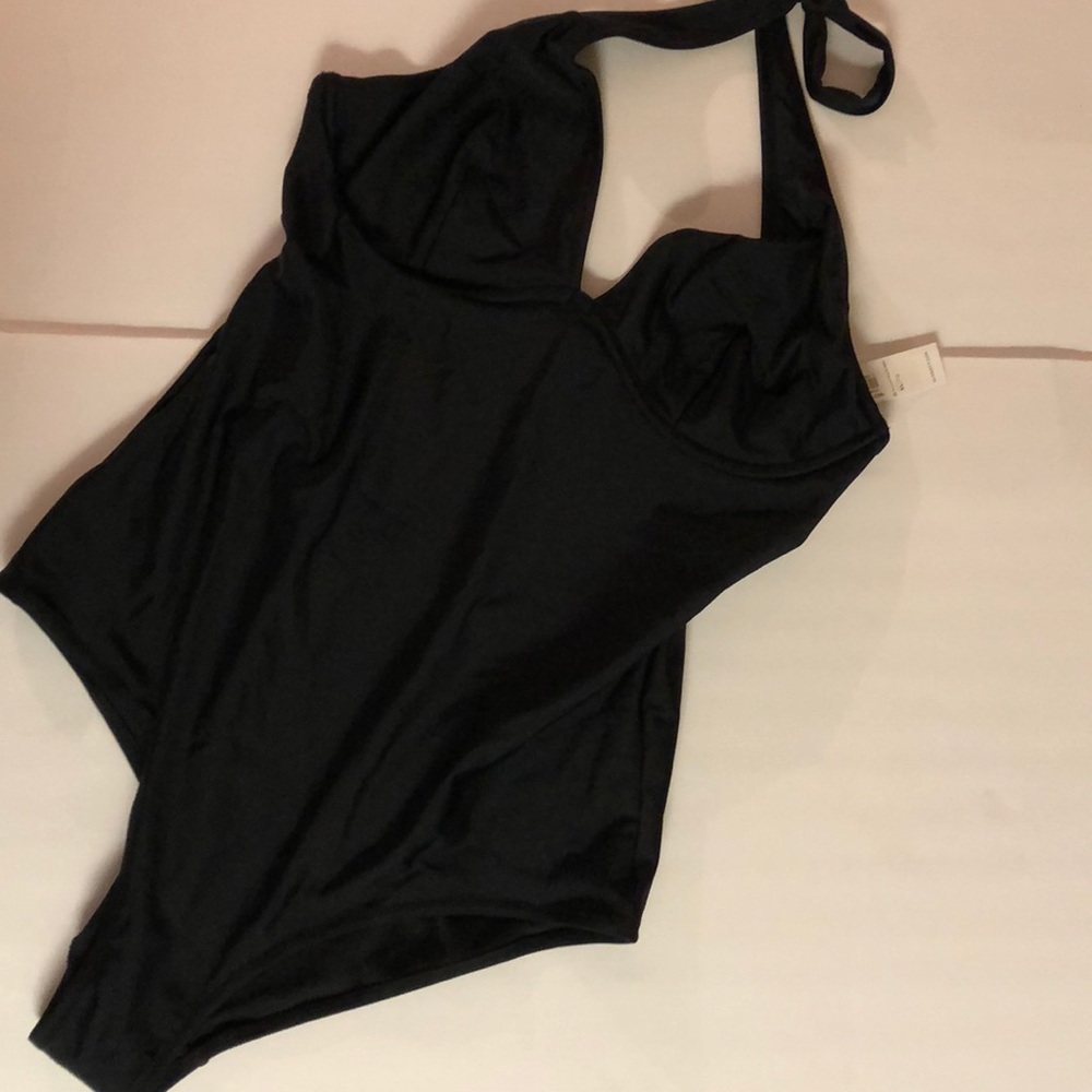 Old navy black one piece swimsuit XL